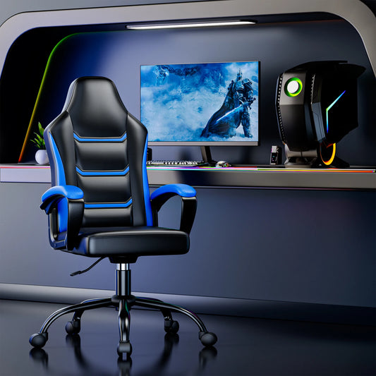 Gaming Chair | Comfy Swivel Seat | Home Office/Gaming Chair